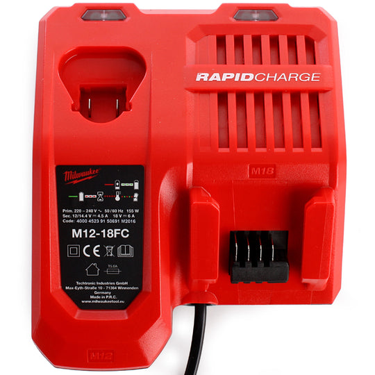 M18 FAST CHARGER 12 AND 18 VOLT