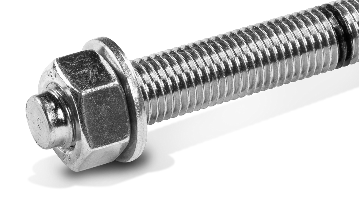 R-XPT Throughbolt M20 x 200mm, Option 7, Zinc Plated - 10 pcs.
