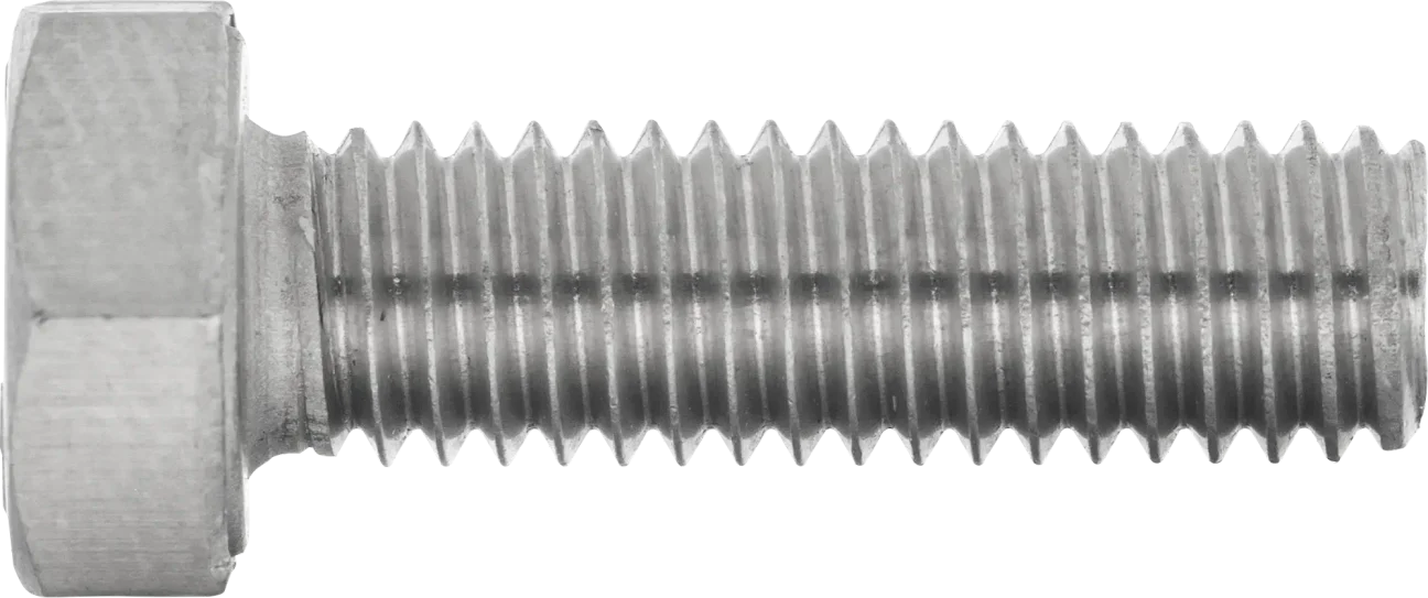 DIN 933 Hex Bolts, Full Thread M16 x 50, Zinc Plated - 25 pcs