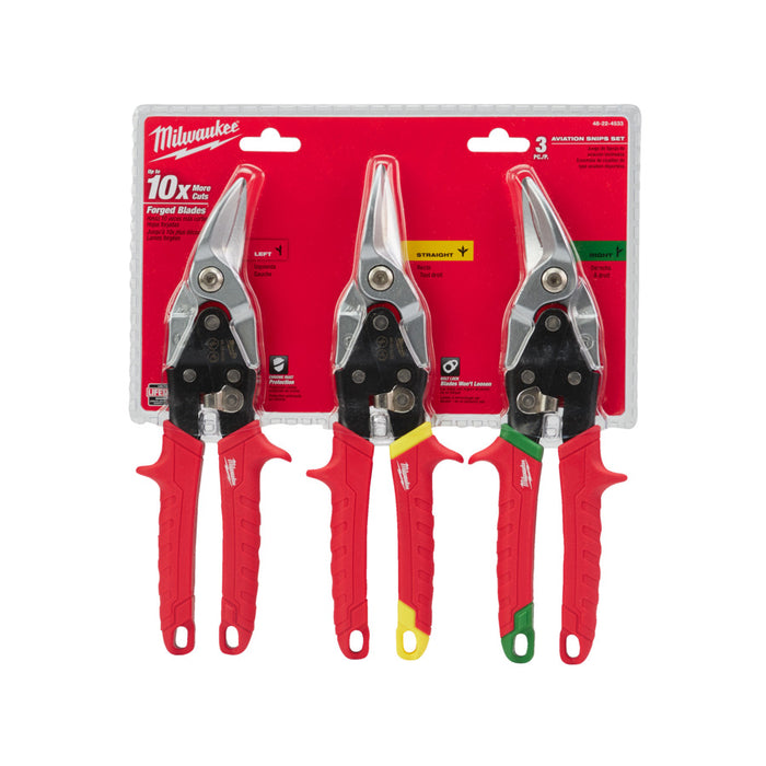 MILWAUKEE 3PC METAL SNIPS