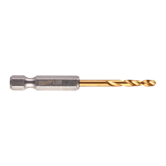 Metal Drill ShW HSSTiN 3.2mm-2pc