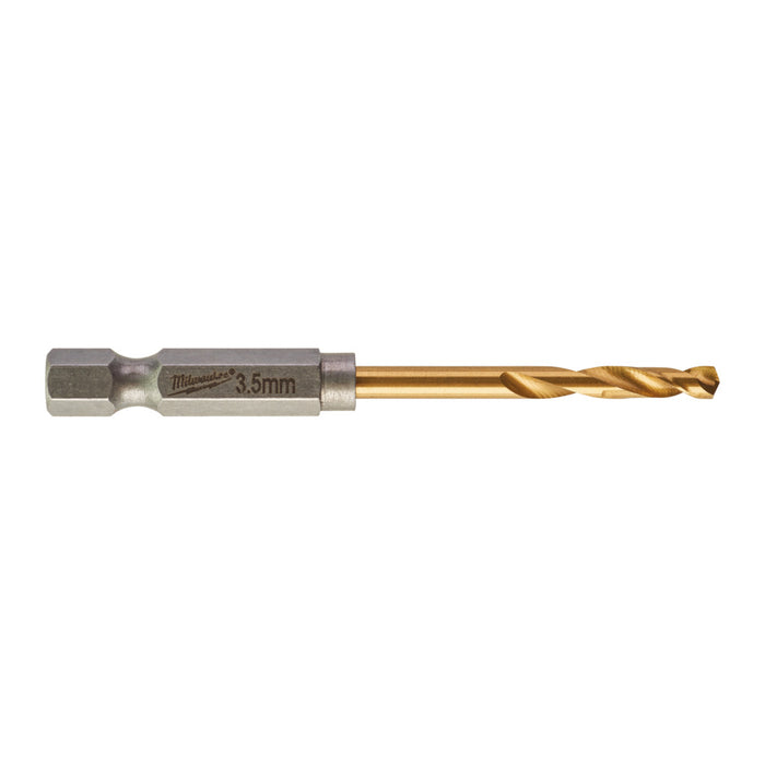 Metal Drill ShW HSSTiN 3.5mm-2pc