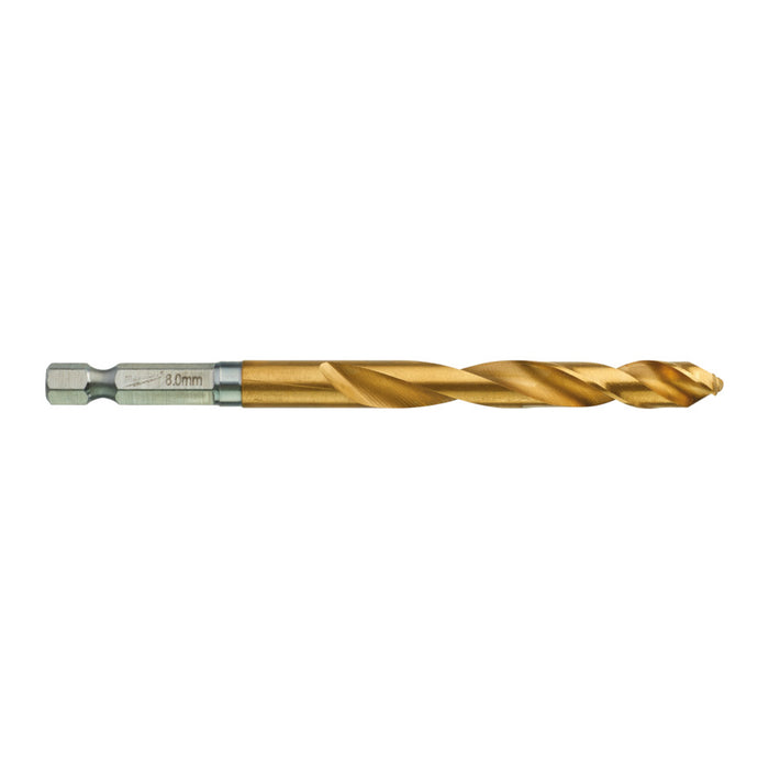 Metal Drill ShW HSSTiN 8.0mm-1pc