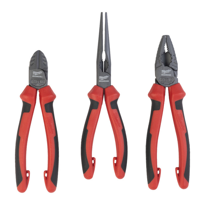 MILWAUKEE 3PC PLIER SET
