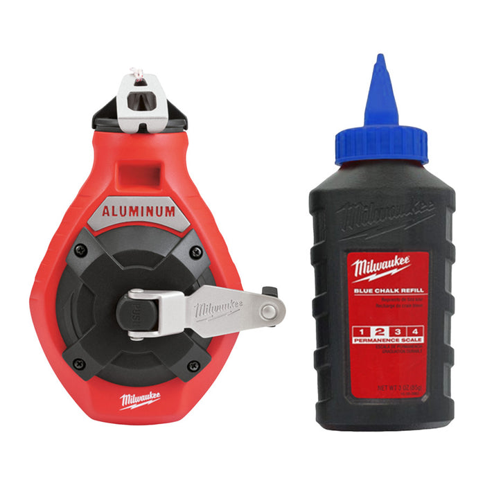 Fine Line Chalk Reel + Blue Chalk Refill