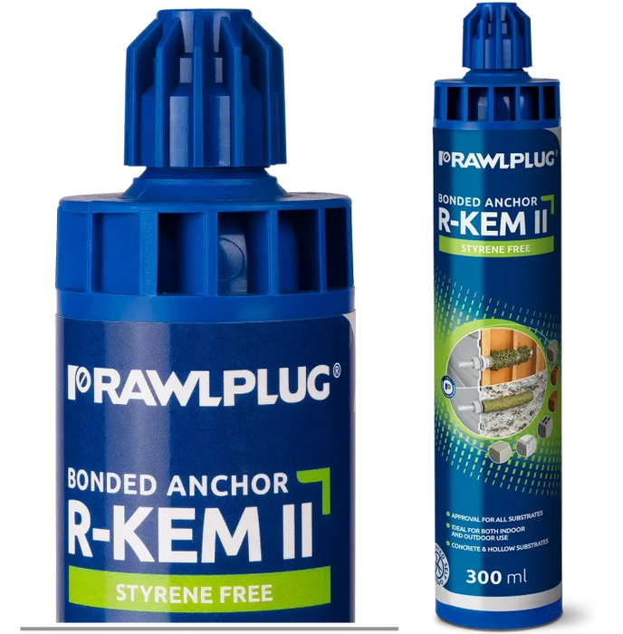 Chemical anchor R-KEM-II Polyester Resin Styrene Chemical Resin - 10 x 300ml