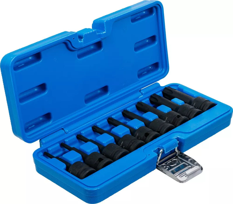 BGS Impact Bit Socket Set | 12.5 mm (1/2") Drive | T-Star (for Torx) T20 - T70 | 9 pcs.