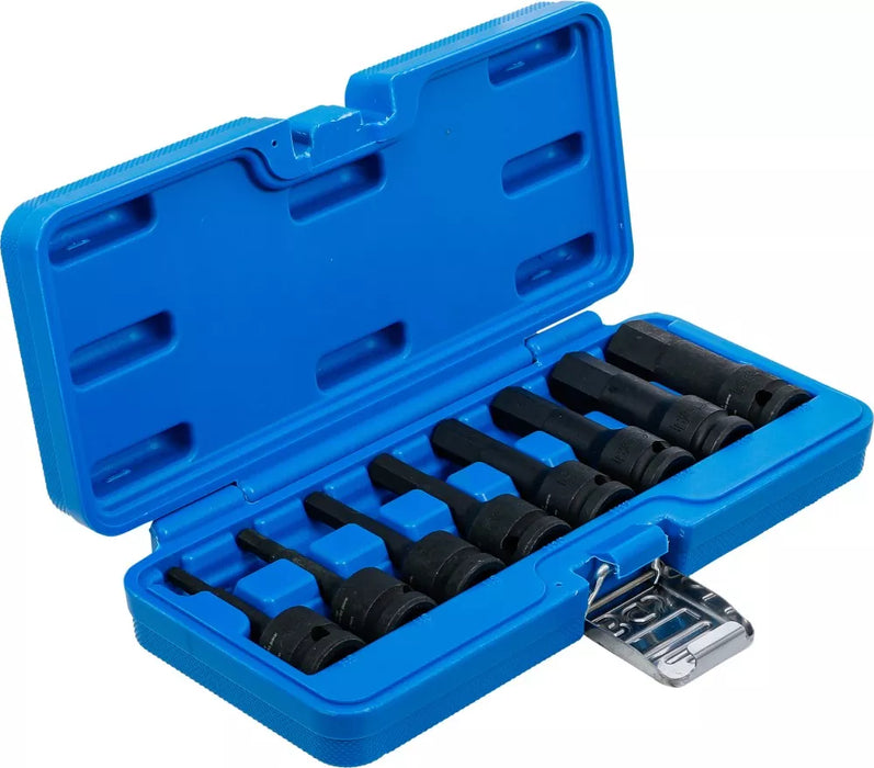 BGS Impact Bit Socket Set | 12.5 mm (1/2") Drive | internal Hexagon 5 - 19 mm | 8 pcs.