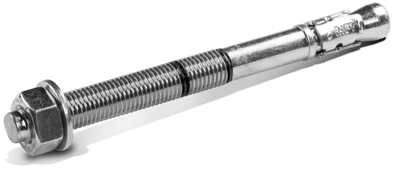 R-XPT Throughbolt M20 x 200mm, Option 7, Zinc Plated - 10 pcs.