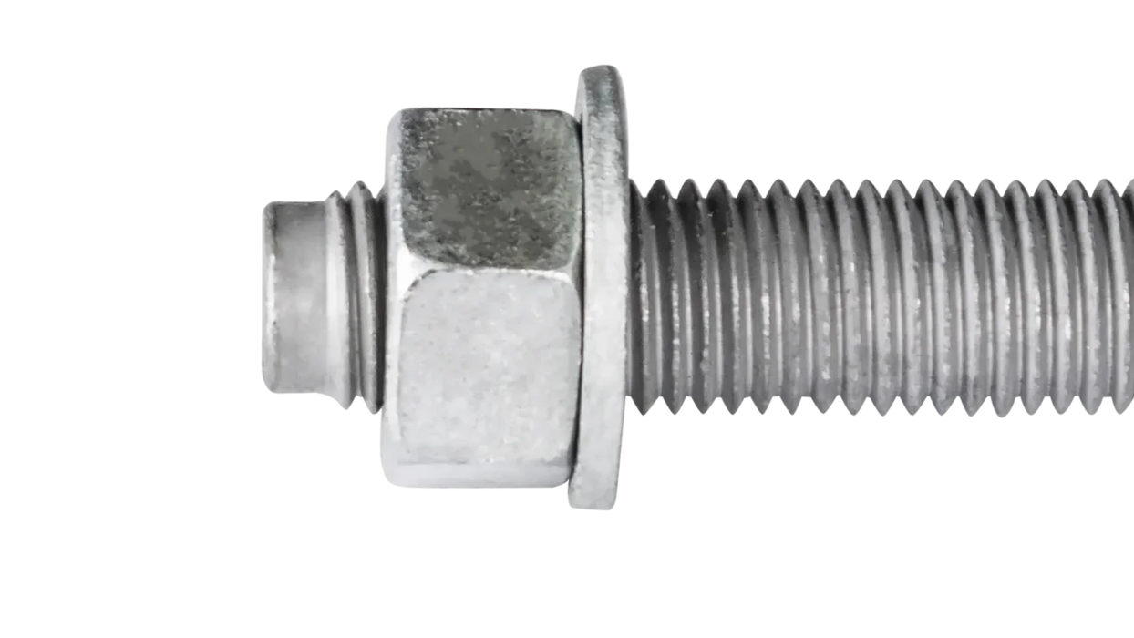 R-XPTHD Throughbolt M12 x 120mm, Option 7, Hot-Dipped Galvinised - 50pc