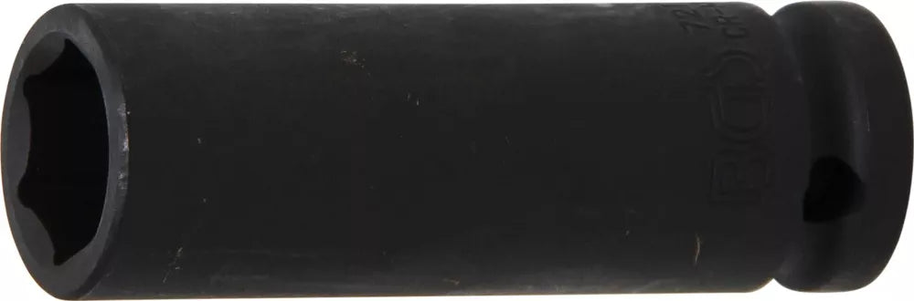 Impact Socket Hexagon, deep | 12.5 mm (1/2") Drive | 17 mm