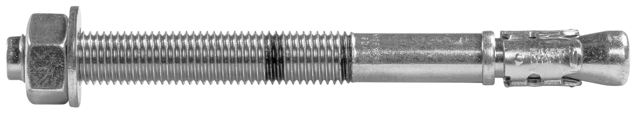 R-XPT Throughbolt M20 x 200mm, Option 7, Zinc Plated - 10 pcs.