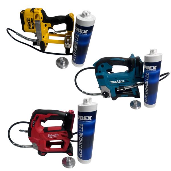 MilwaukeeGrease Gun Adaptor 400g To 500g Screw In Tube (Compatible with Dewalt & Makita)