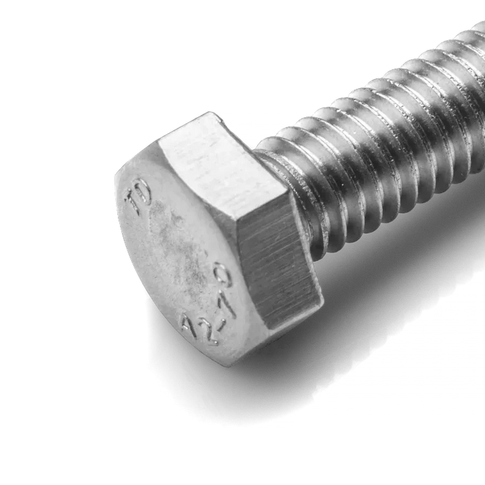 DIN 933 Hex Bolts, Full Thread M16 x 50, Zinc Plated - 25 pcs