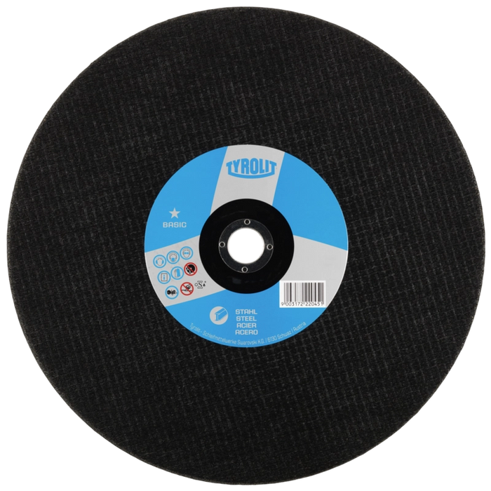 Tyrolit consaw disc 350mm/ 14" rail grade steel disc