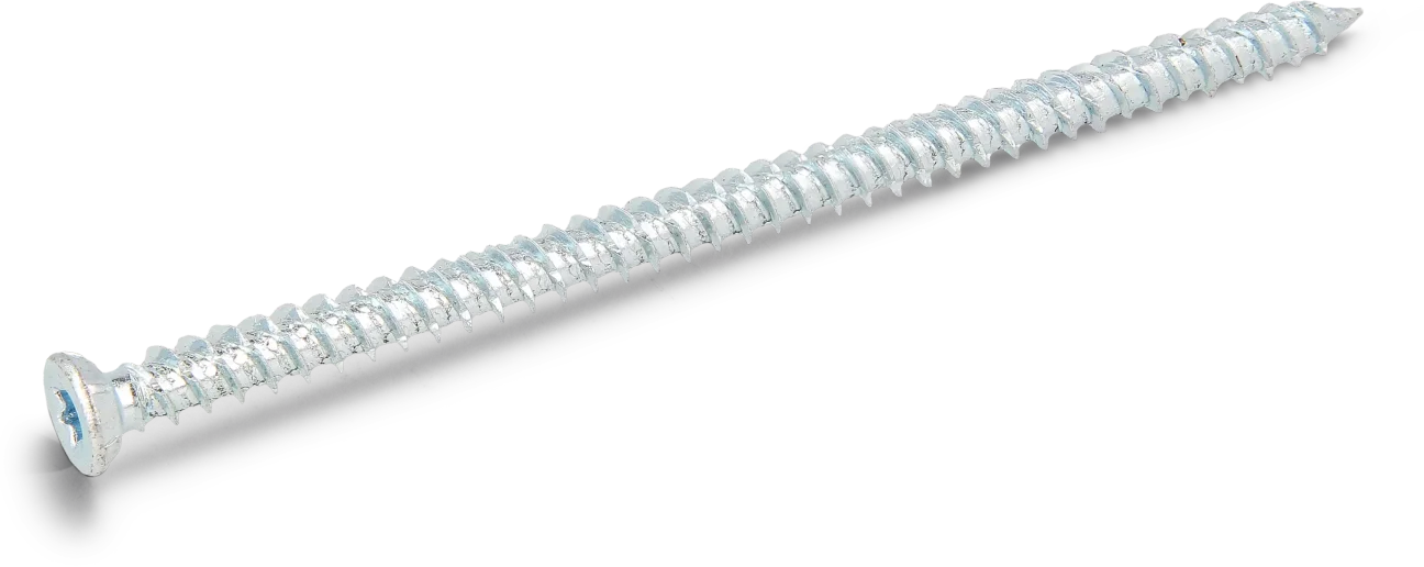 WHO Concrete Screws 7.5 x 122mm, Countersunk Head, T30 - 100 pcs